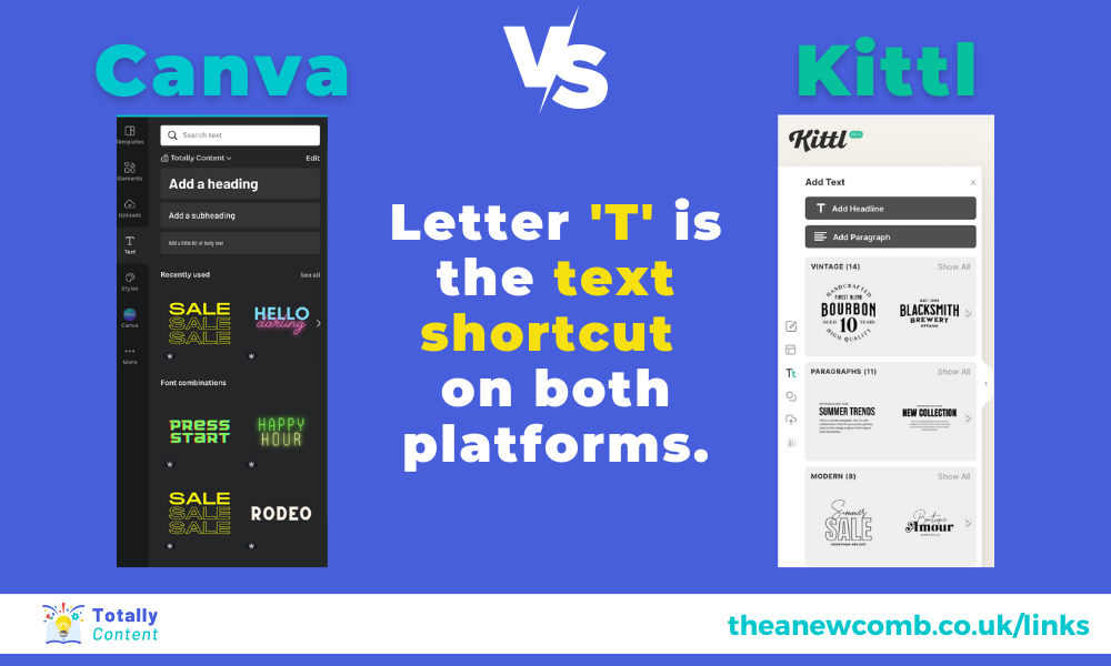 Kittl vs. Canva 