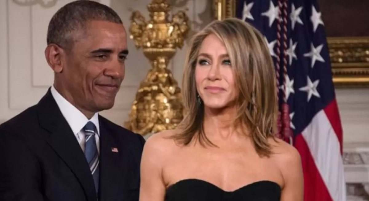 obama and jennifer aniston